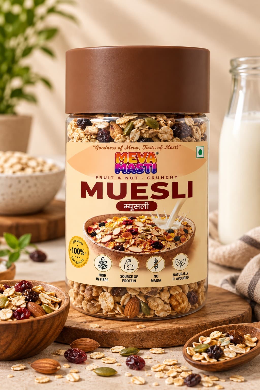 Honey Roasted Premium Muesli- Jar